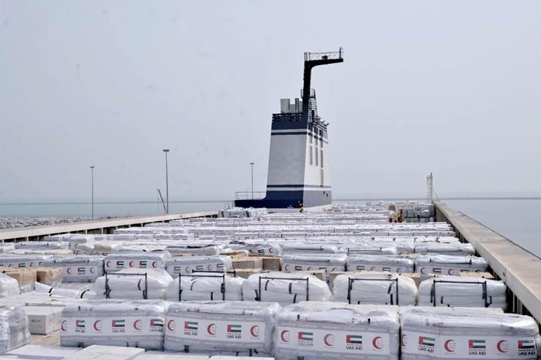 The UAE's humanitarian aid to Gaza continues