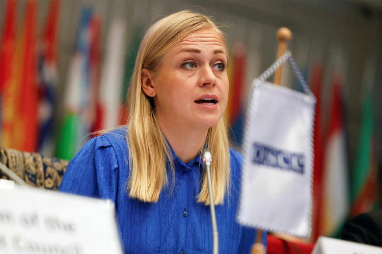 Finland's foreign minister Elina Valtonen 