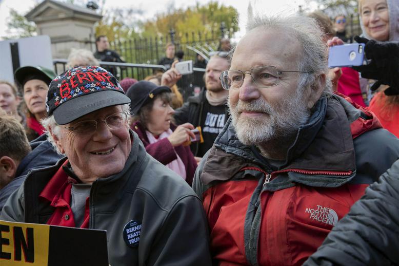 Ben Cohen, left, and Jerry Greenfield, co-founders of Ben & Jerry's ice cream