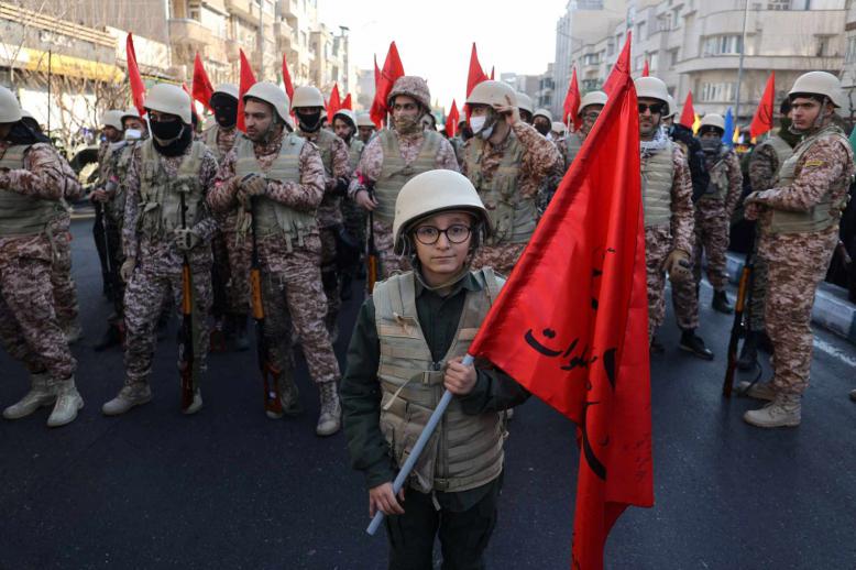 Iran is recruiting even children to staff checkpoints