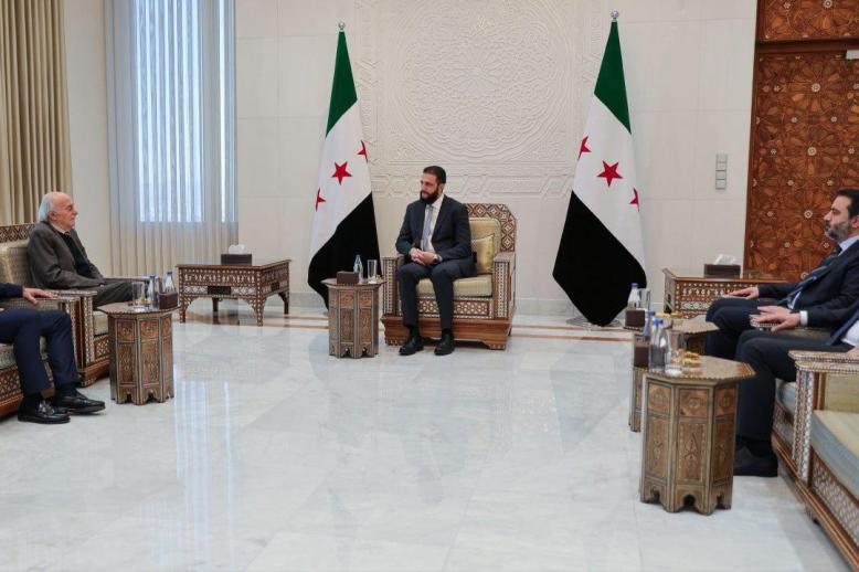 أحمد الشرع ووليد جنبلاط