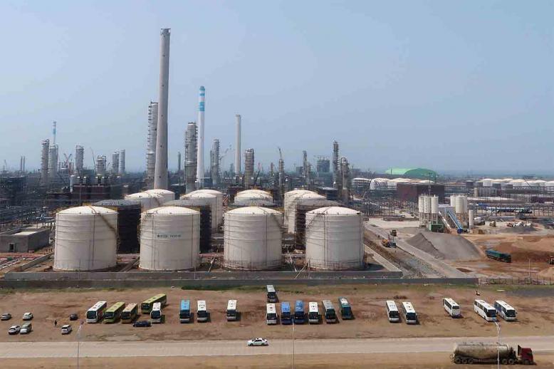 Hengli Petrochemical refinery