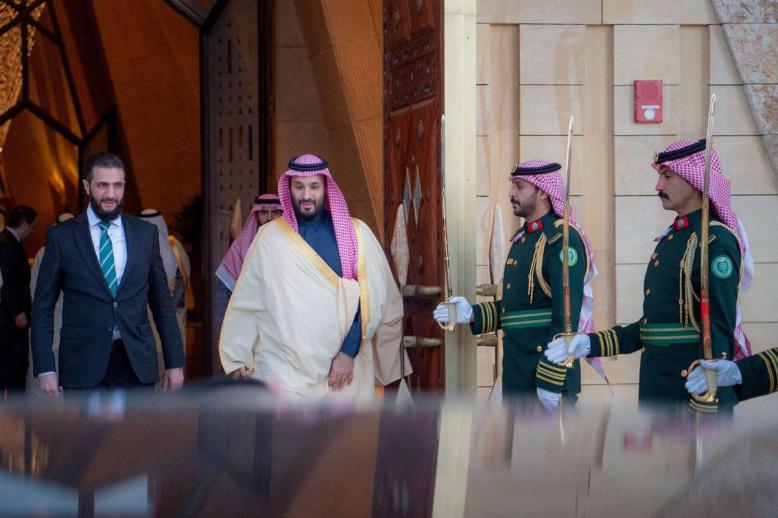 الأمير محمد بن سلمان والرئيس أحمد الشرع