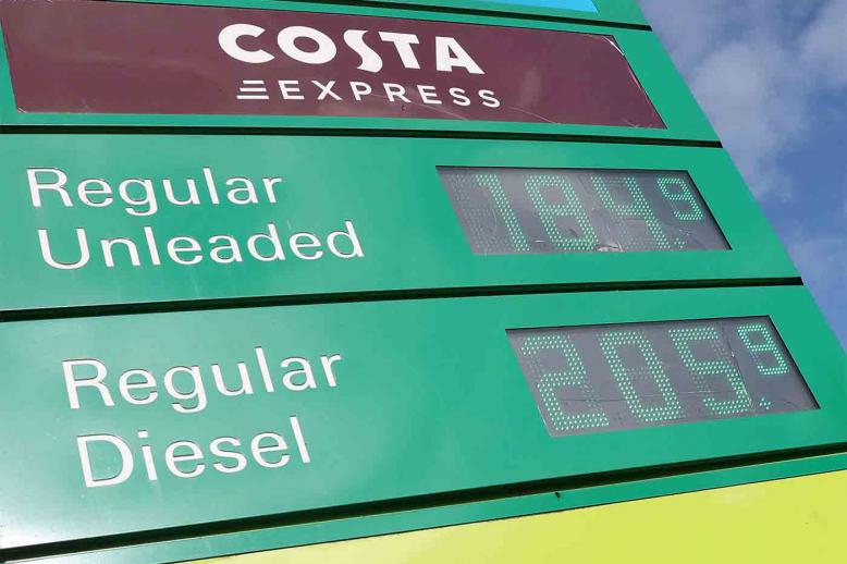 Motor fuels showed the biggest monthly rise since 2022