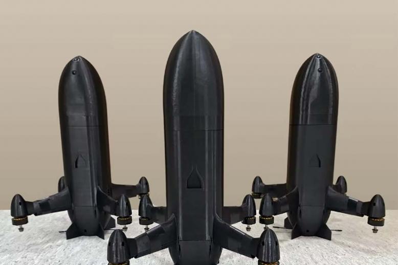 Ukrainian-designed interceptor drones by Amazing Drones