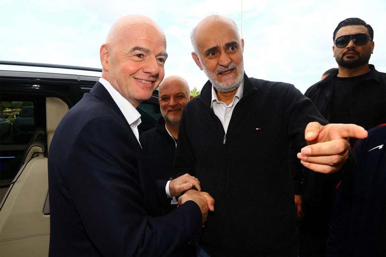 Infantino spoke directly to the Iranian players 