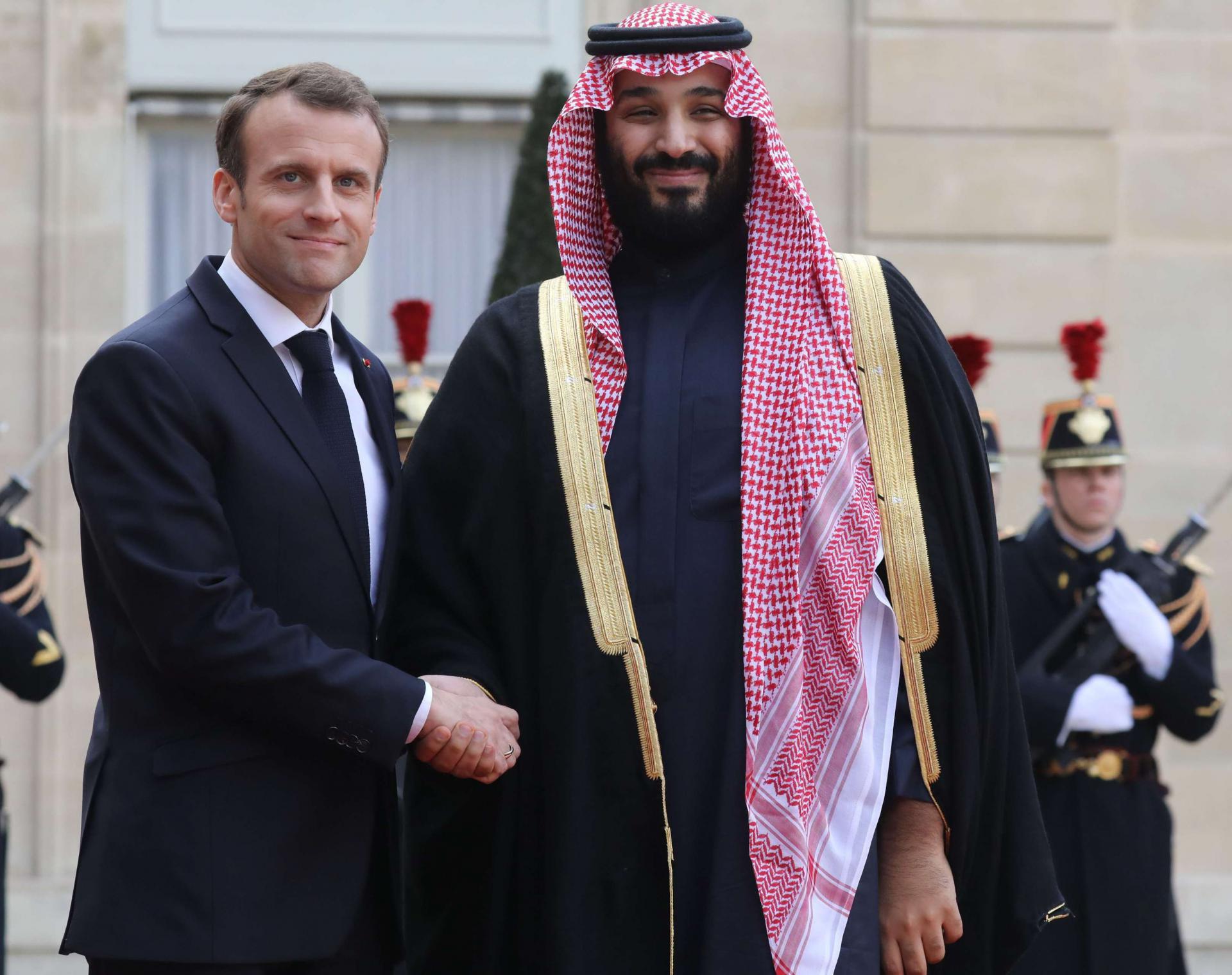 ماكرون وبن سلمان