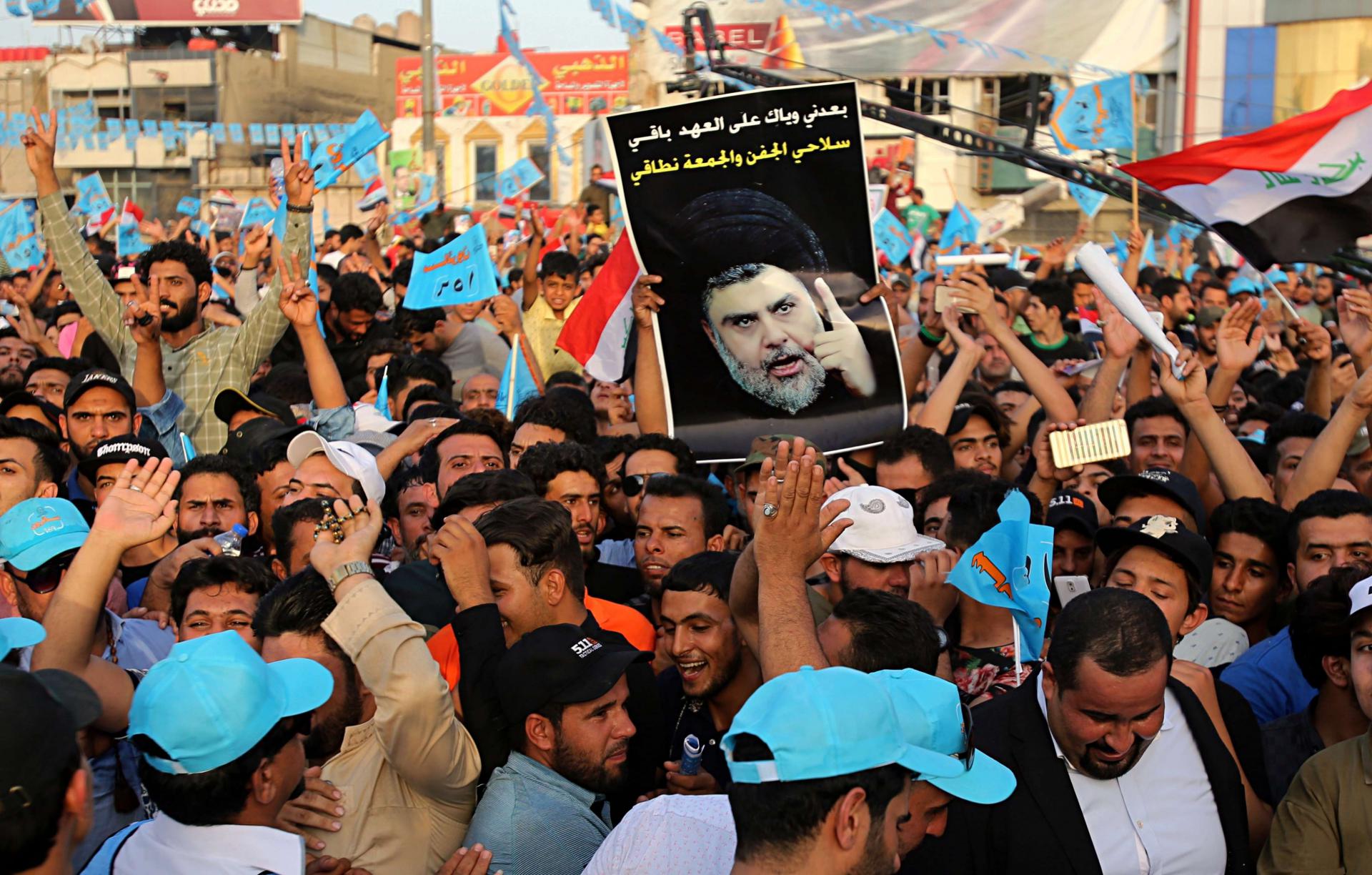 الصدر يحشد أنصاره للانتخابات
