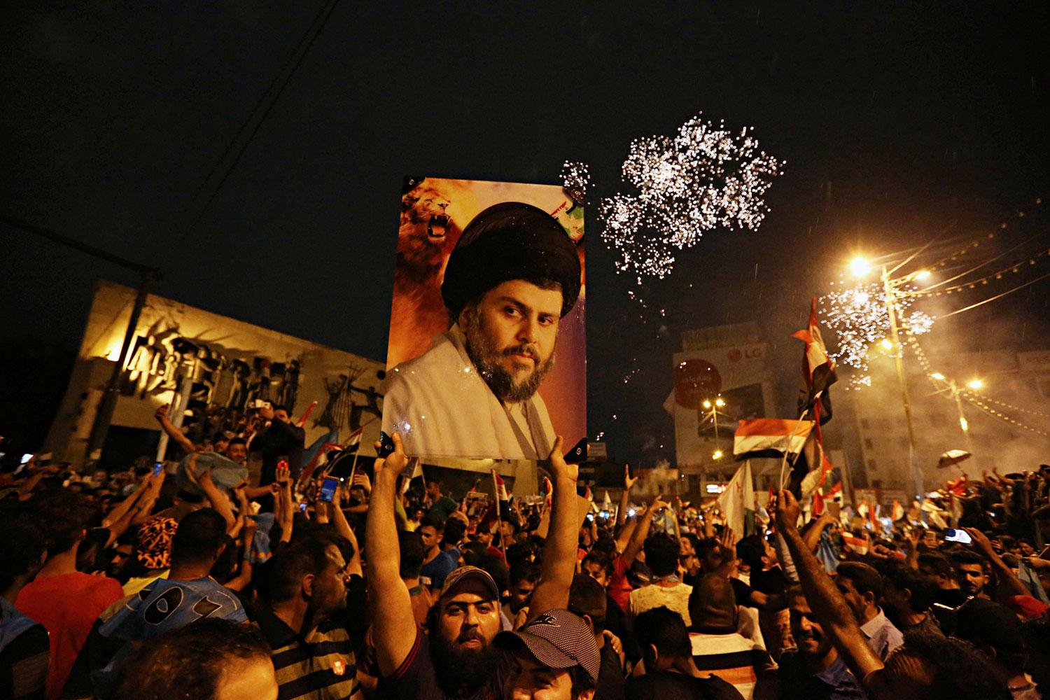 مقتدى الصدر يتقدم في الانتخابات البرلمانية العراقية
