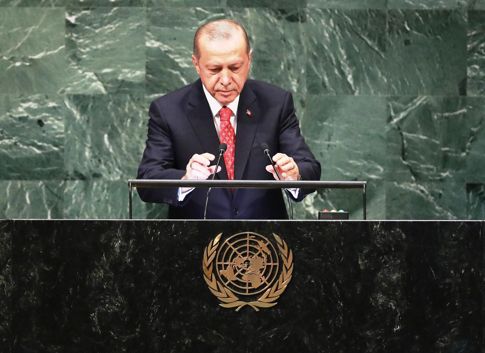 الرئيس التركي رجب طيب اردوغان