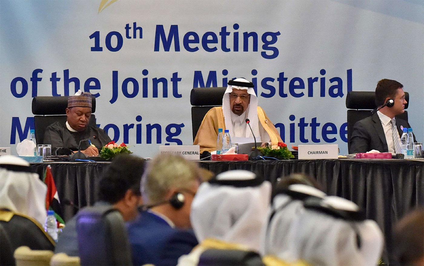 Khalid Al-Falih, (C) Saudi Energy and Oil Minister