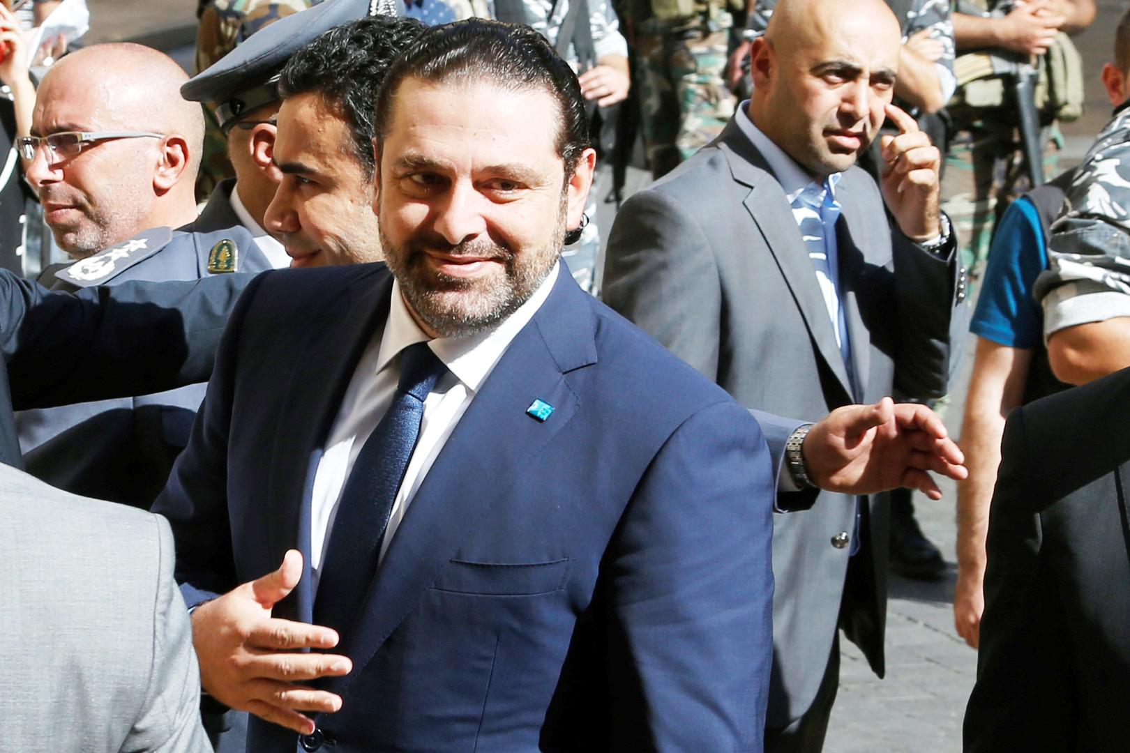 رئيس الوزراء اللبناني المكلف سعد الحريري يخرج من مطب فيقع في مطب آخر بدفع من حزب الله