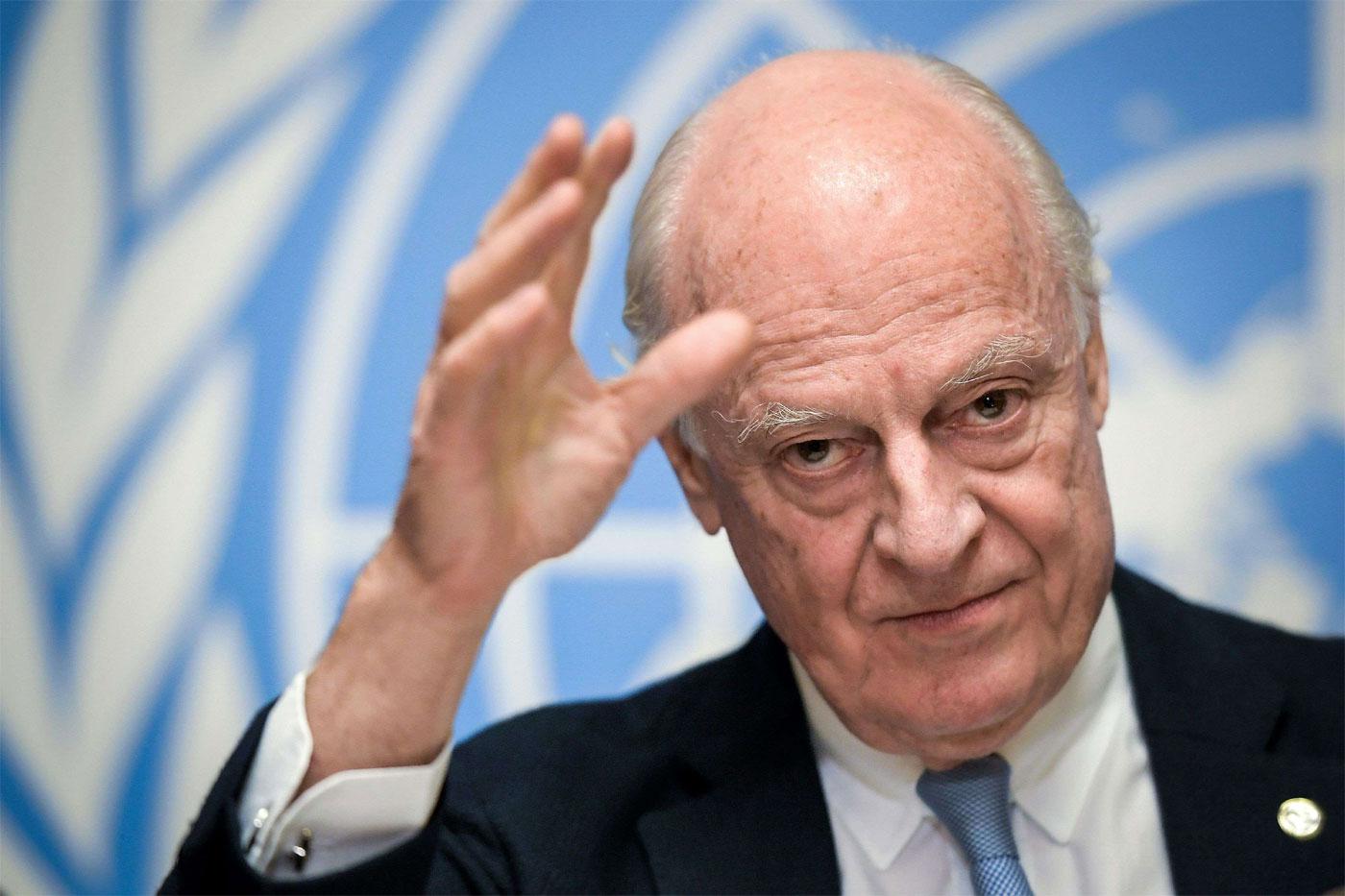 UN Special Envoy for Syria Staffan de Mistura