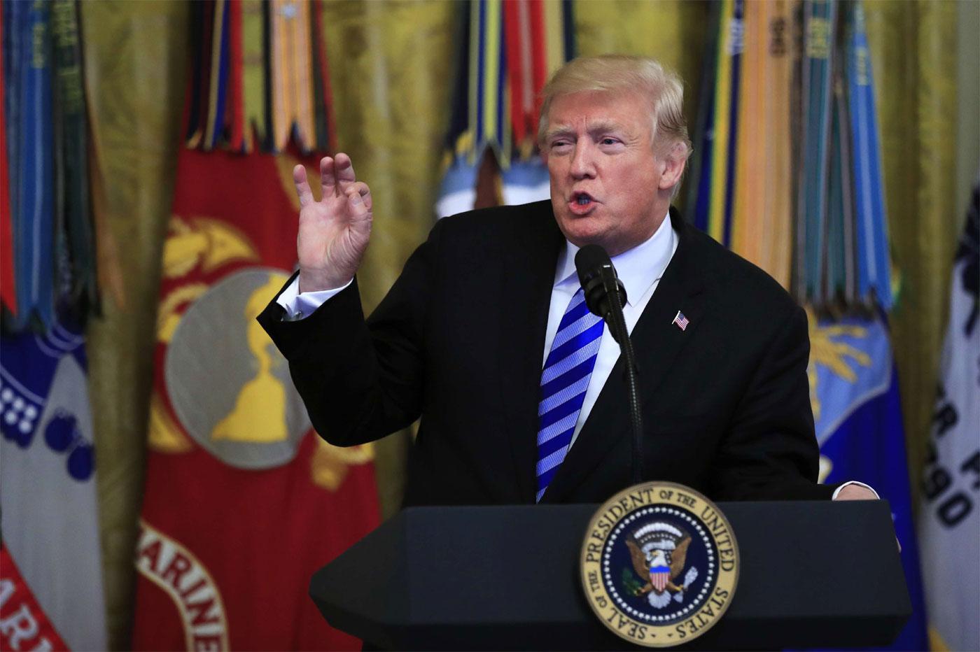US President Donald Trump 