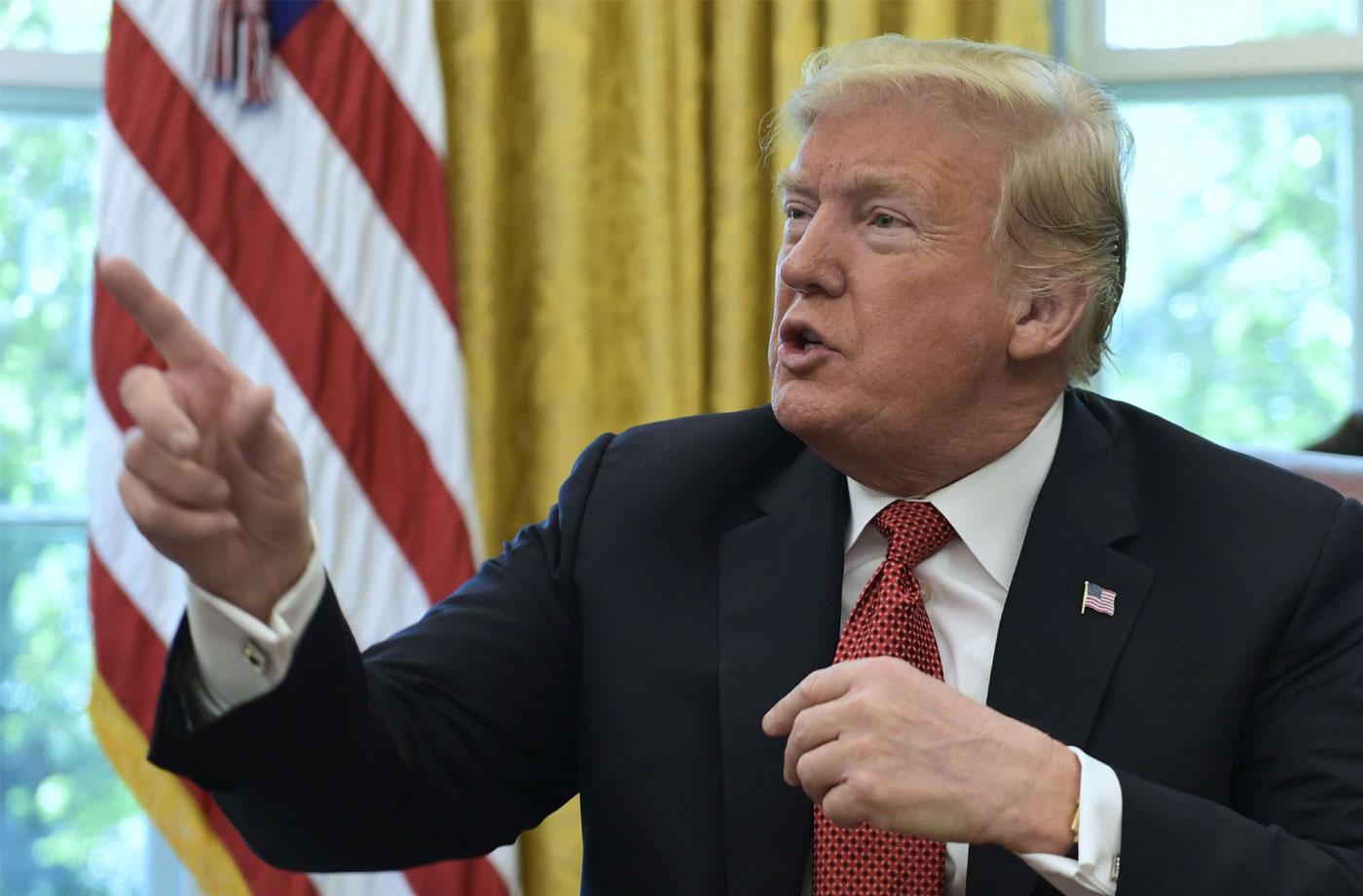 US President Donald Trump