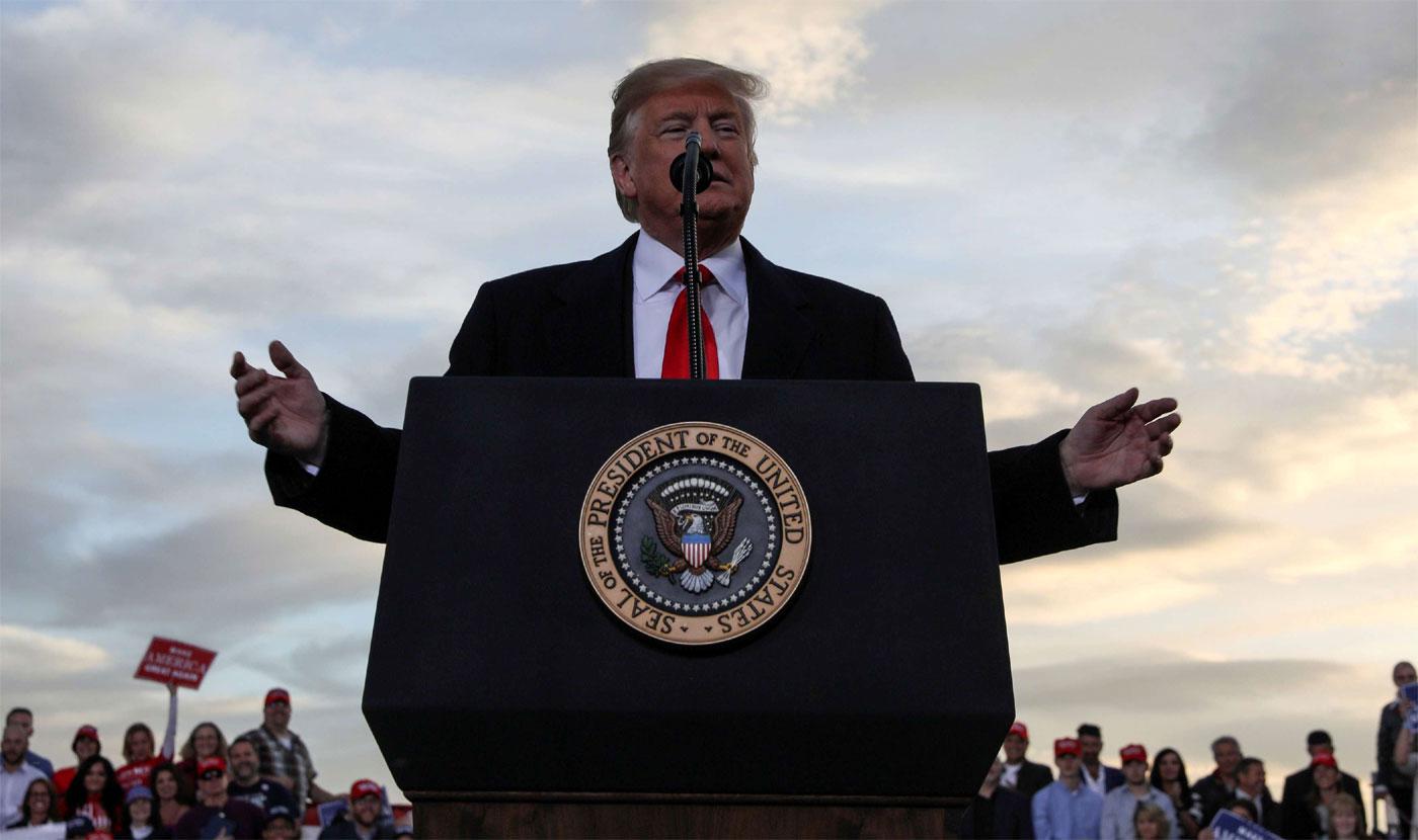 US President Donald Trump 