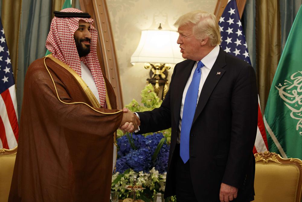الأمير محمد بن سلمان وترامب