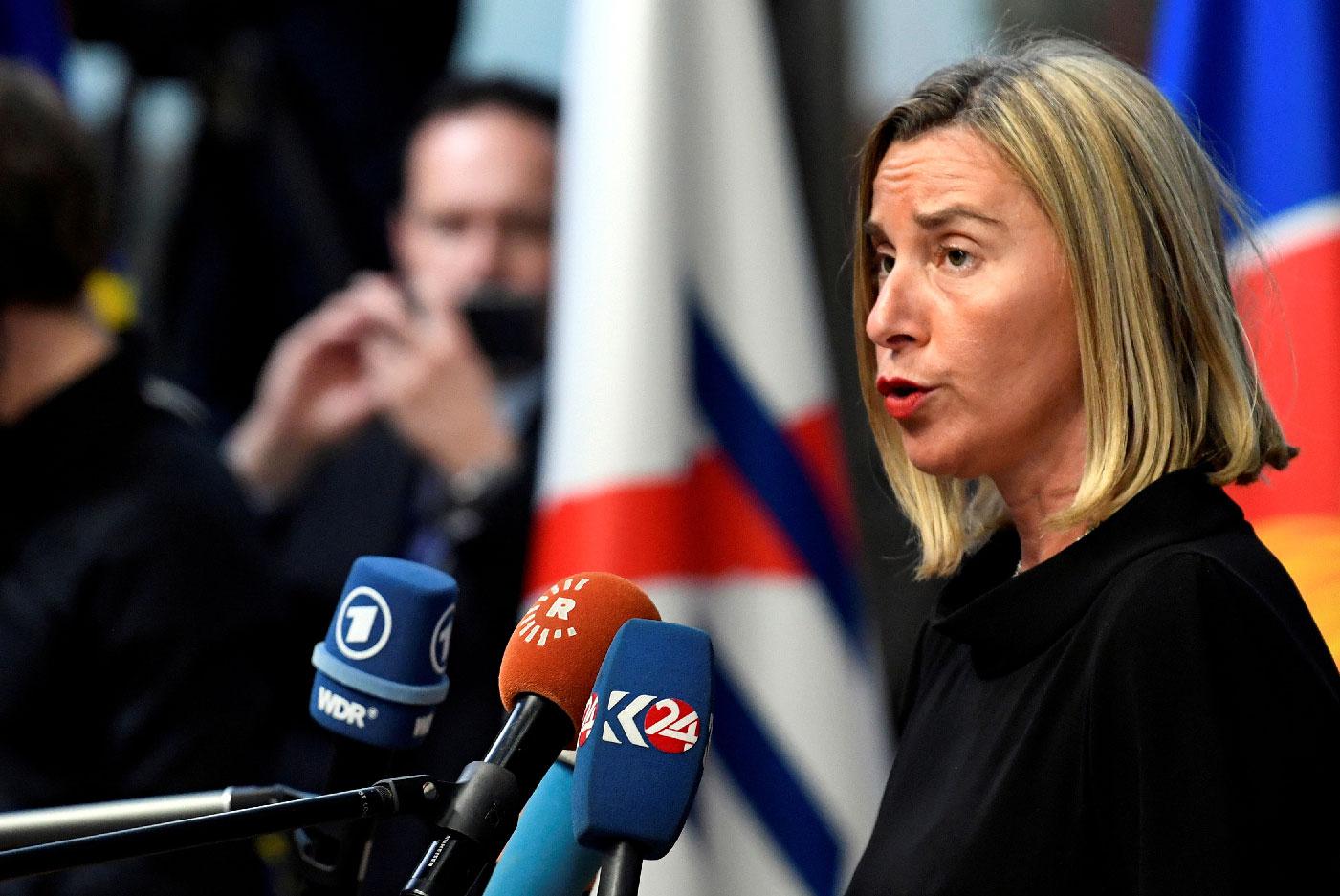 EU Foreign Policy chief Federica Mogherini.