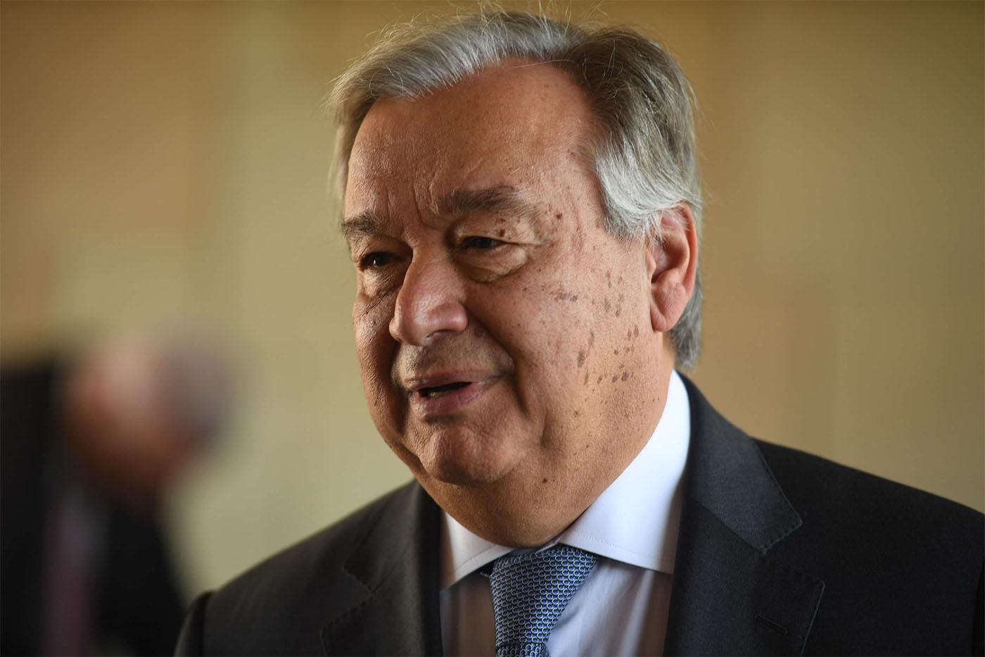 UN Secretary-General Antonio Guterres