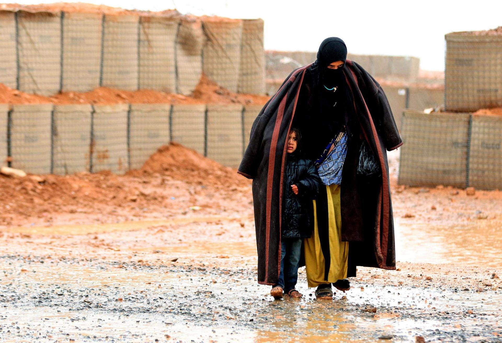 "The aid arriving has provided some relief to the displaced, but if it then stops and does not continue on a regular basis, the camp will return to its bad state"