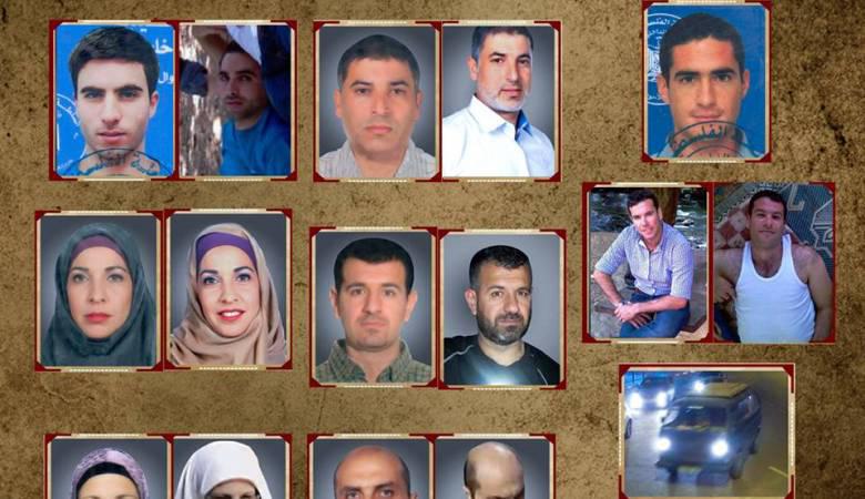 الصورة التي نشرتها كتائب القسام لعناصر القوة الاسرائيلية الخاصة التي نفذت توغلا في غزة