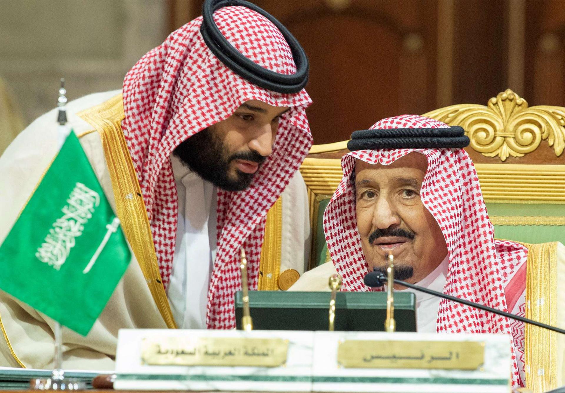 الملك سلمان والأمير محمد