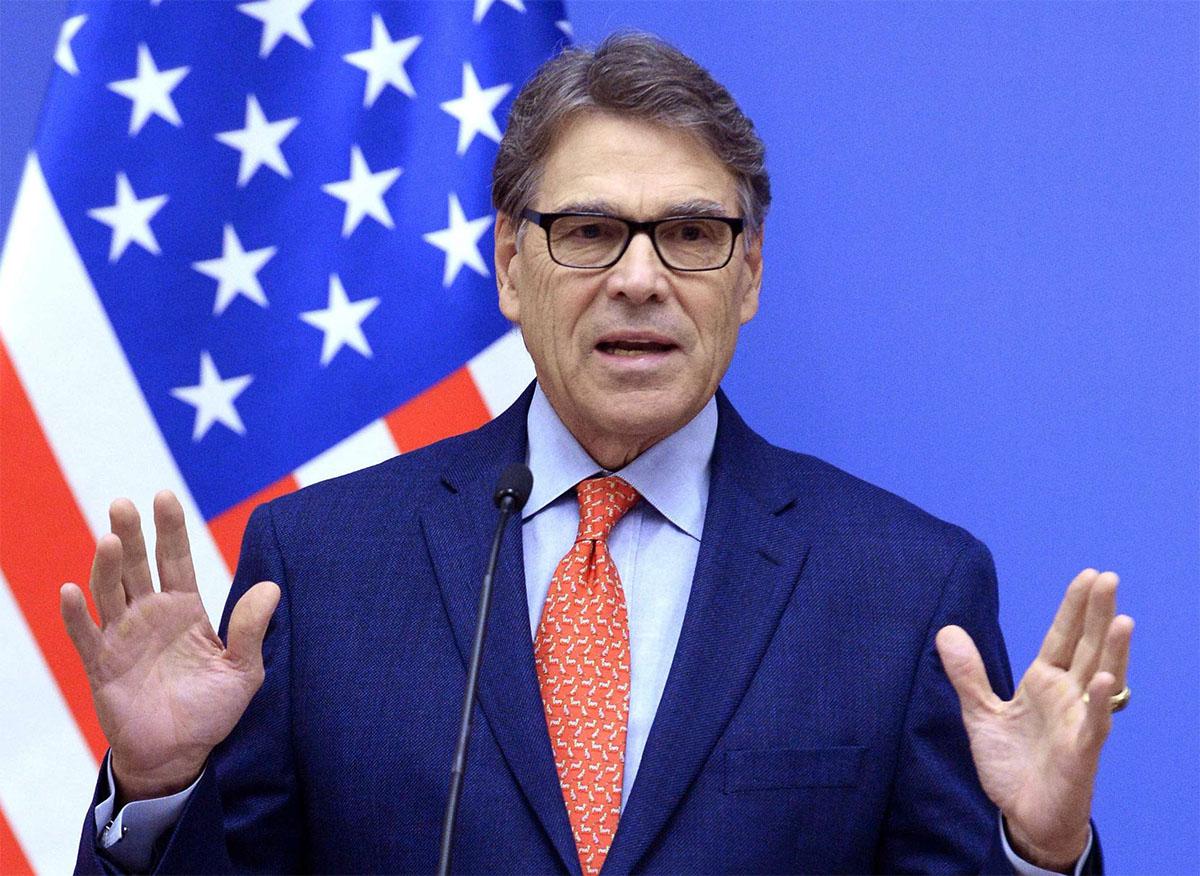 US Energy Secretary Rick Perry