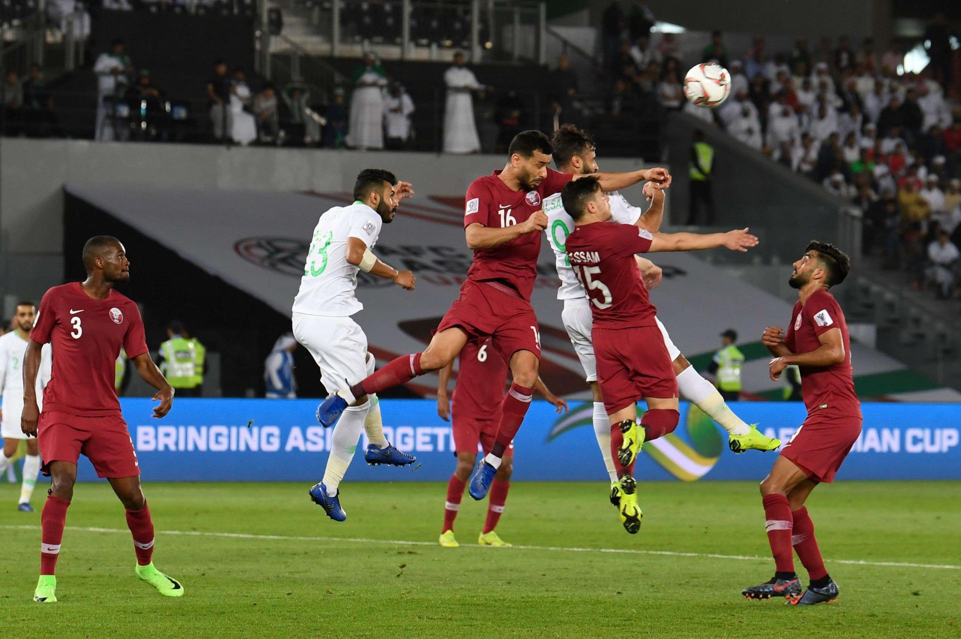 قطر والسعودية في كأس آسيا