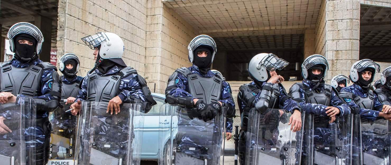 قوات الأمن الفلسطينية
