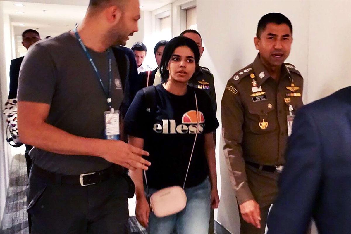 Rahaf is still using the social media platform to chivvy along public support