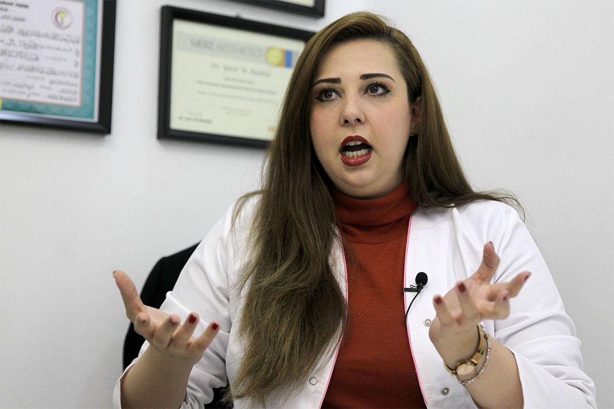 Shaymaa al-Kamali, a family physician in Baghdad