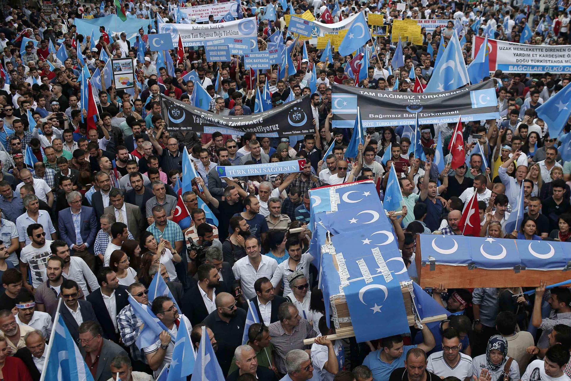 A UN panel of experts has said that nearly one million Uighurs and other Turkic-speaking minorities had been herded into "re-education camps"