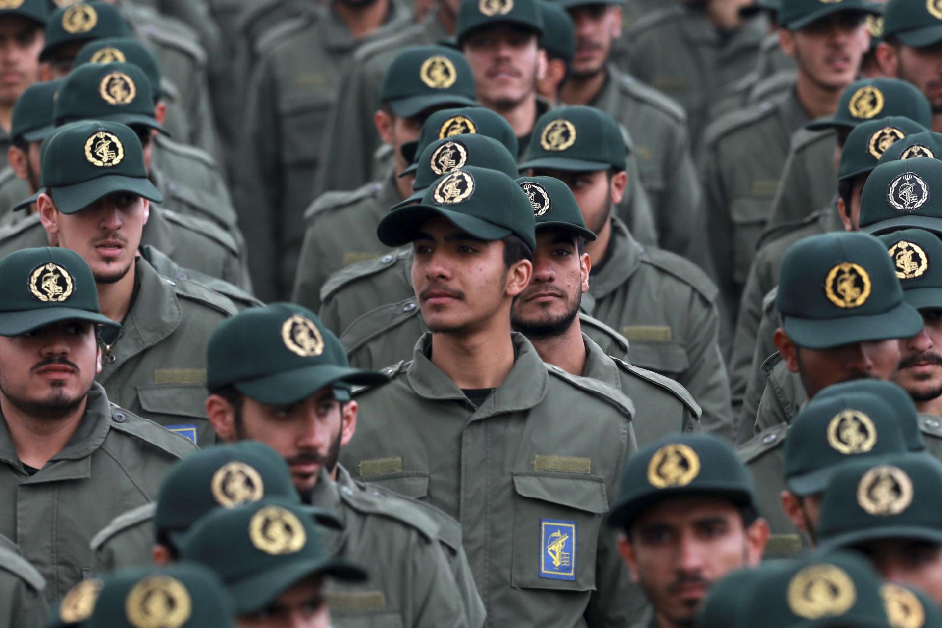 "The naval force of Sepah (the Guards' Farsi name) is aware of all the movements of American terrorist forces in the region"