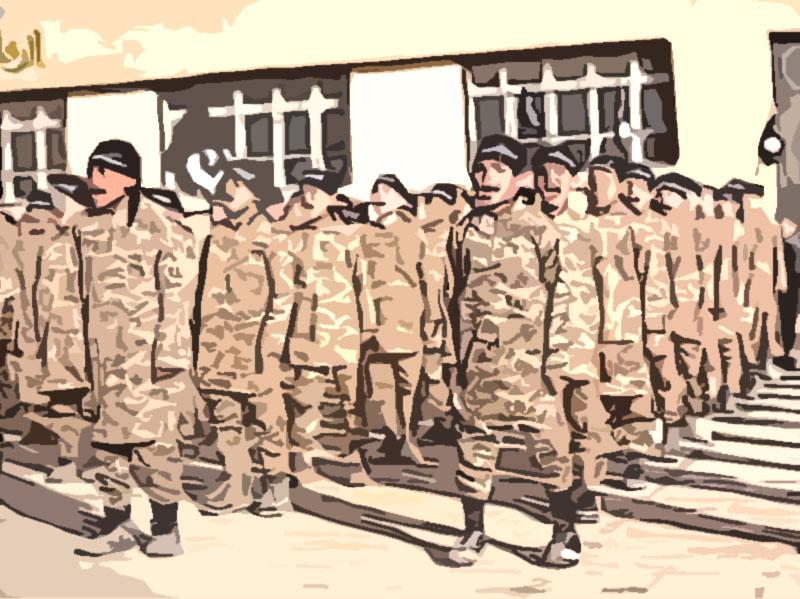 في مخيمات التدريب لم يعد هناك مكان للأنانية الكل يسارع إلى الموت