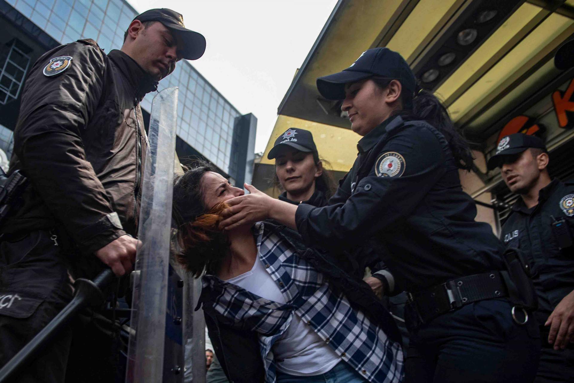 The May 1st annual workers' holiday is often marked by confrontation between demonstrators and police.