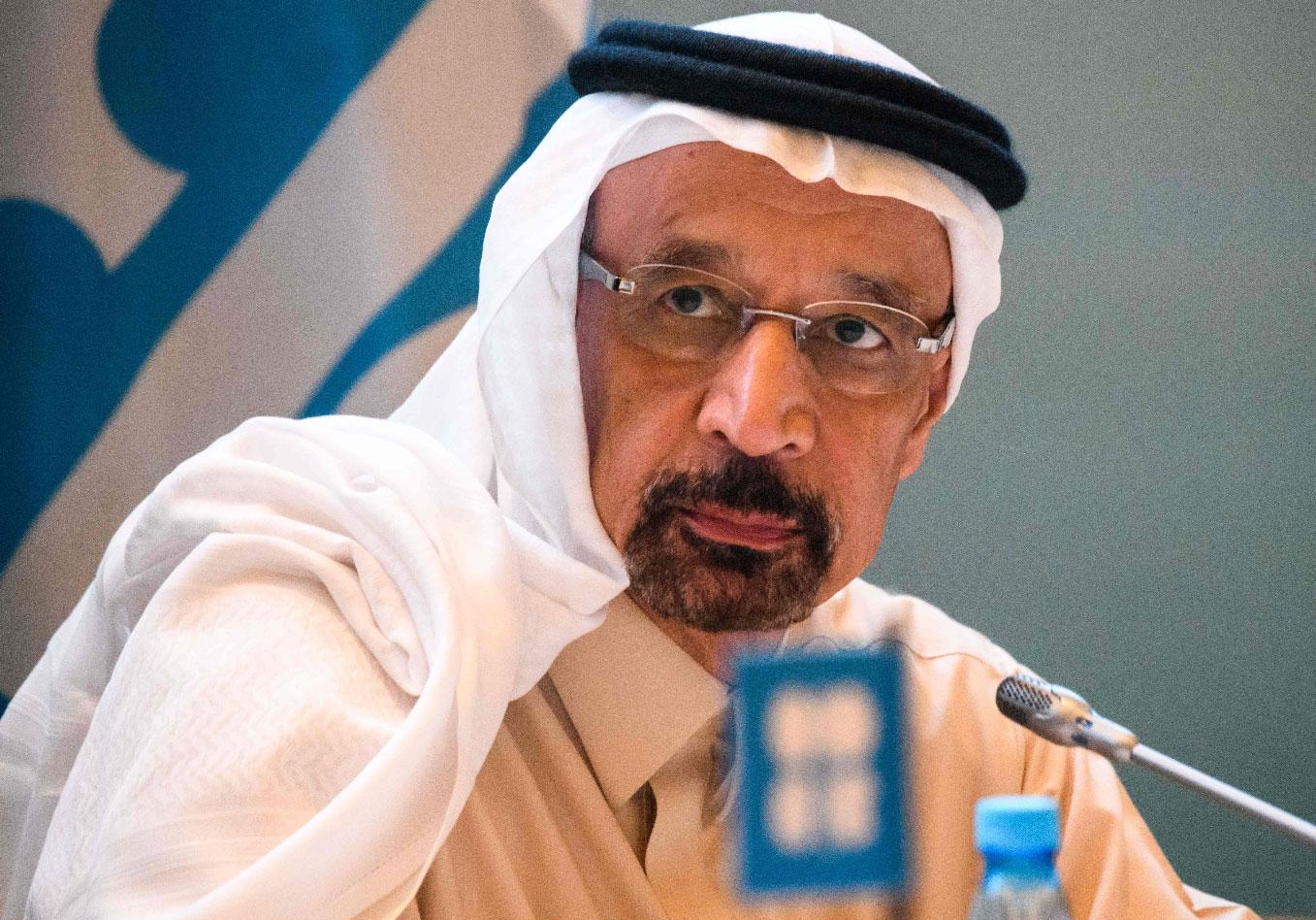 Saudi Arabia's Energy Minister Khalid al-Falih