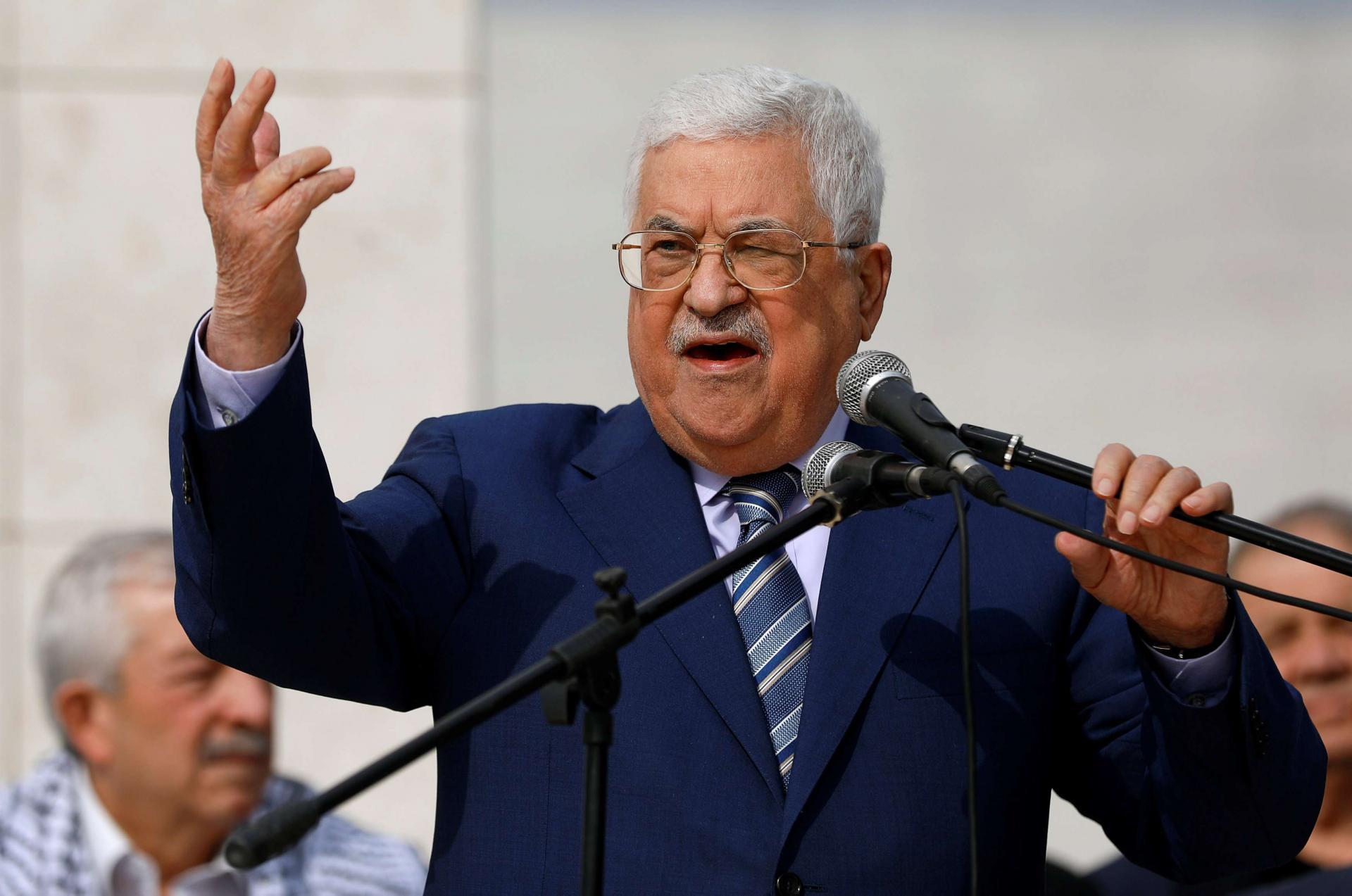 رئيس السلطة الوطنية الفلسطينية محمود عباس ابو مازن