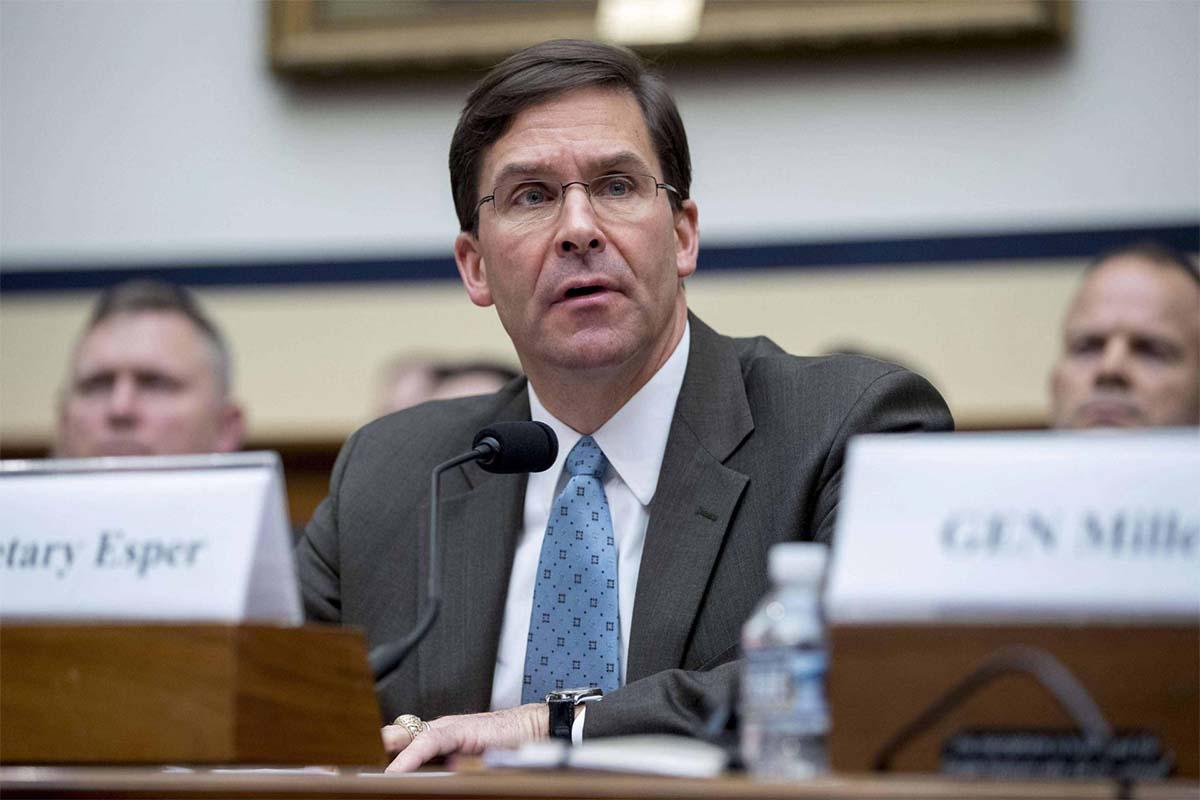 Mark Esper will take over as acting Defense Secretary on June 24