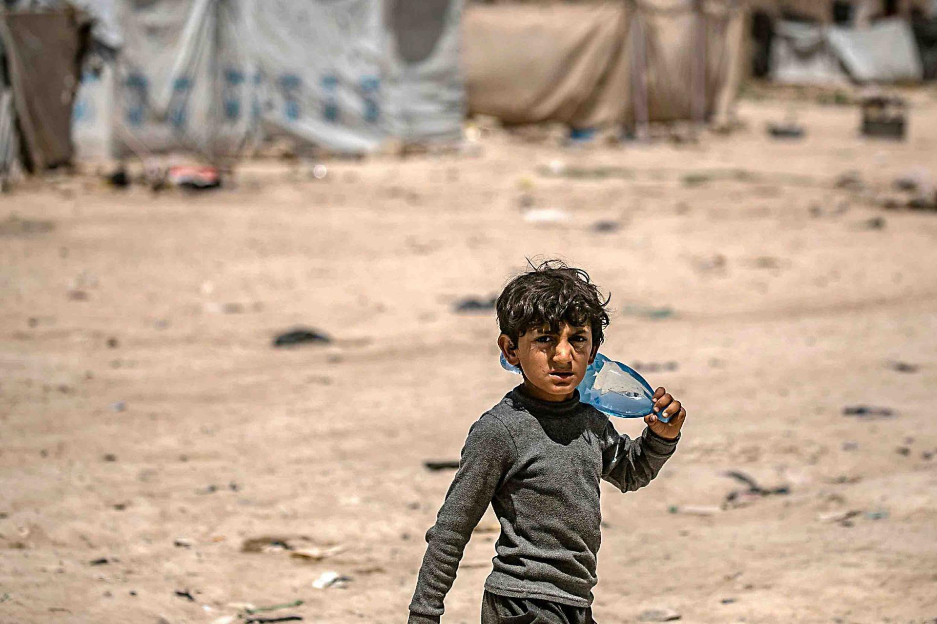 Tens of thousands of people, jihadists as well as their families and civilians they detained, fled eastern Syria