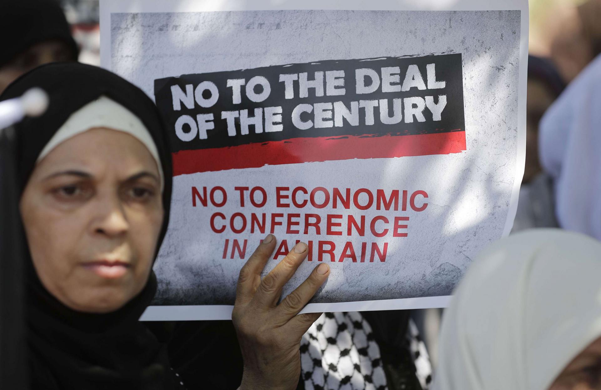 رفض فلسطيني لمؤتمر المنامة الاقتصادي