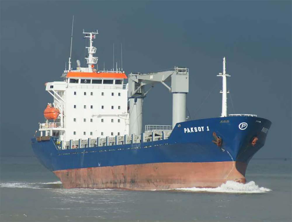 Turkish-flagged Paksoy-1 cargo ship 