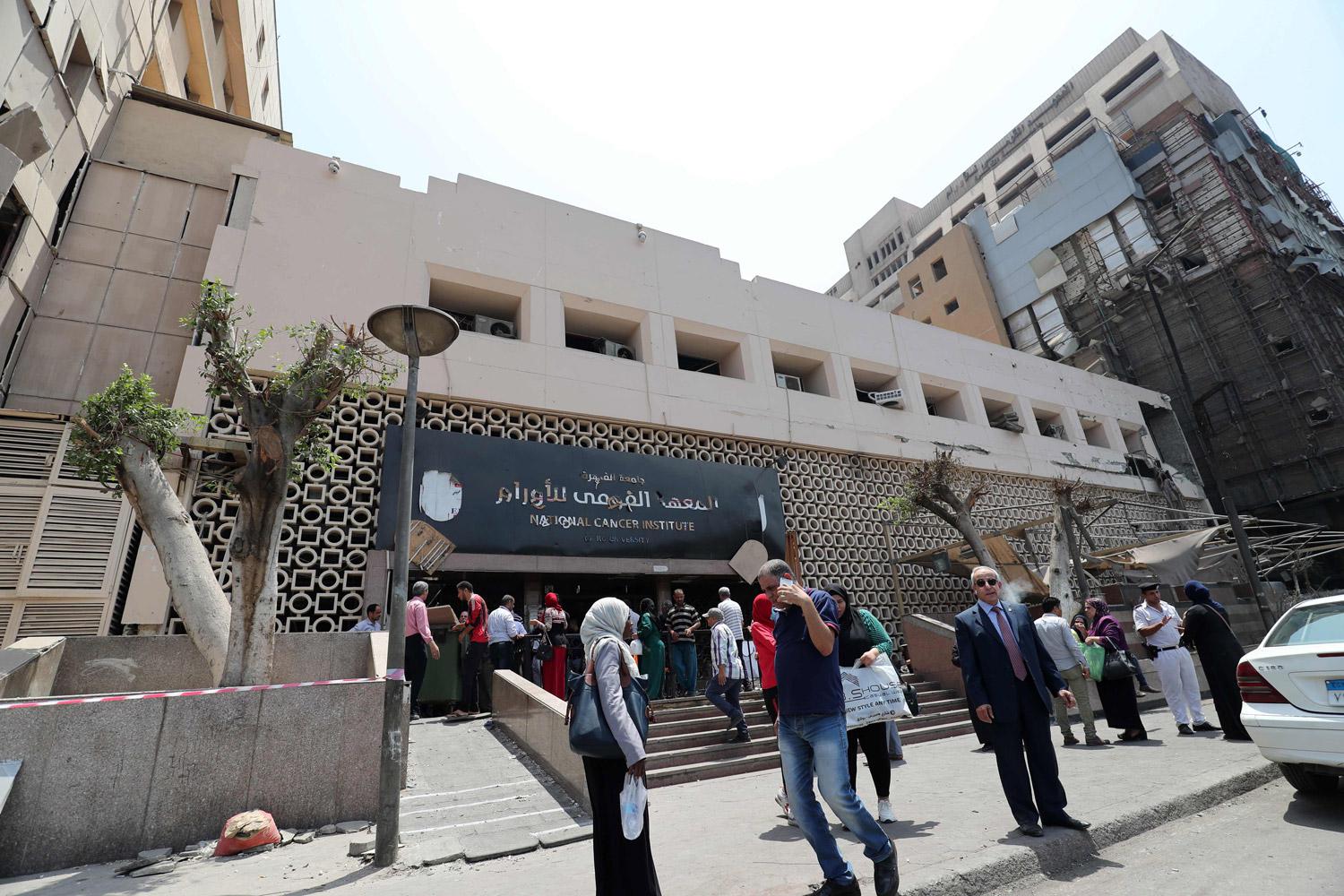 الحادث وقع أمام معهد الأورام 