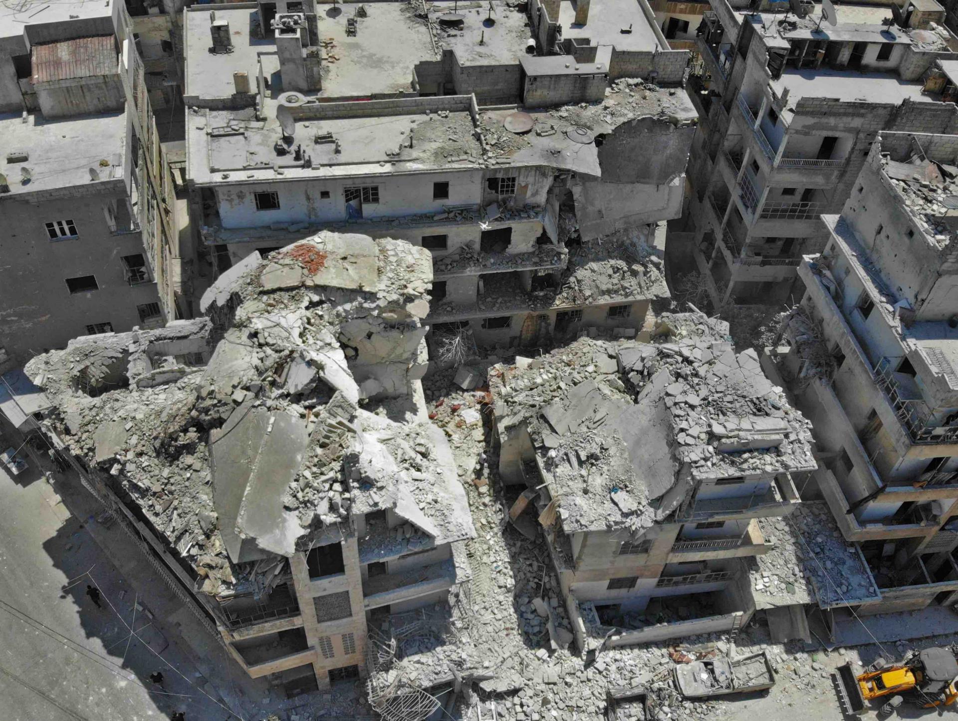 Hours after the strike in Syria, a Hezbollah official said one drone had come down and another had exploded in one of the group's strongholds 