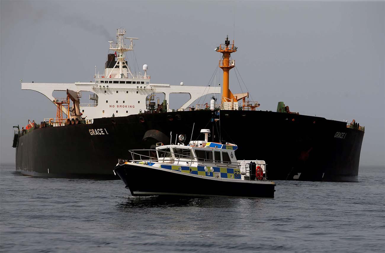 Britain seized Grace 1 on July 4 off Gibraltar coast on suspicion of violating EU sanctions by taking oil to Syria