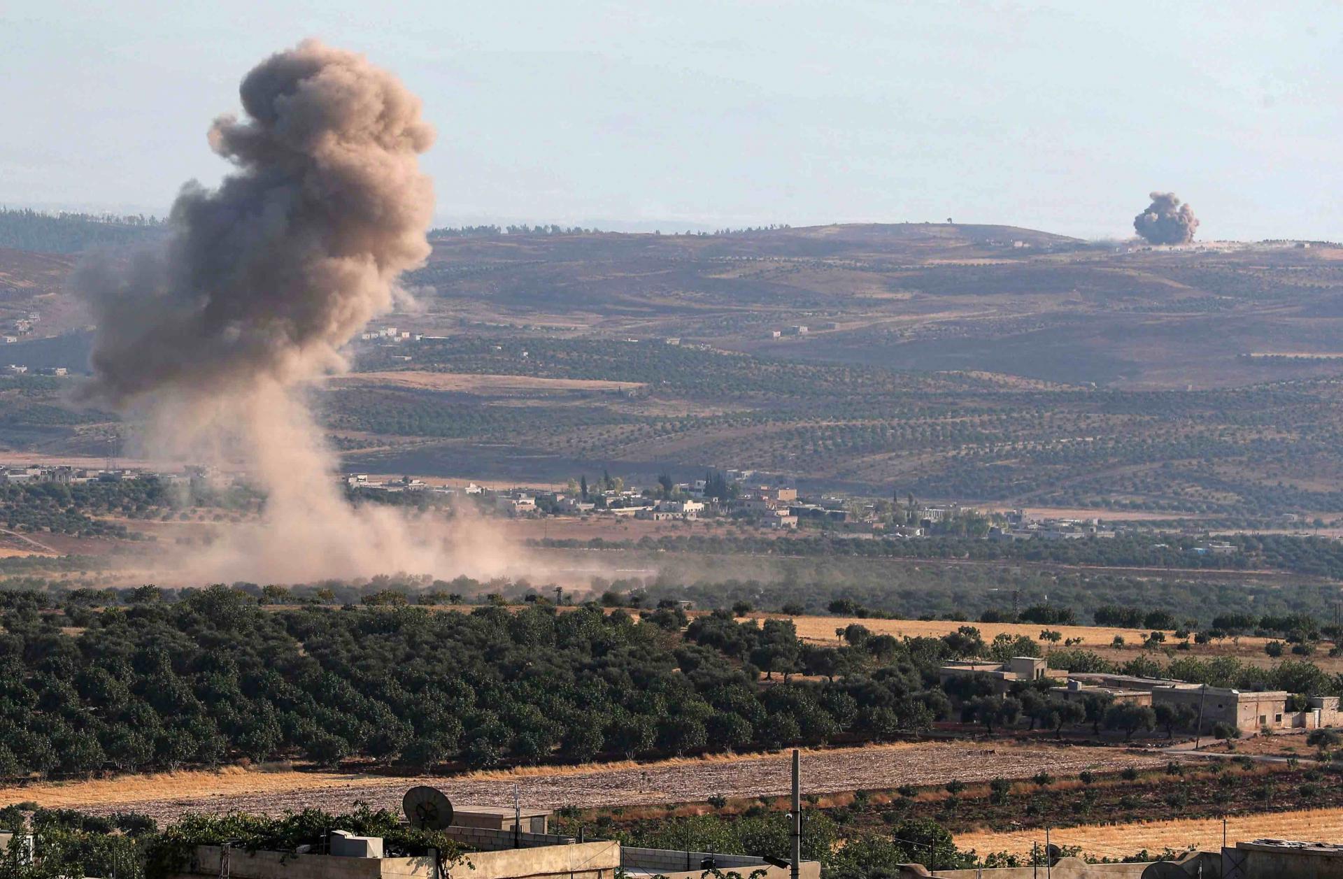 Regime and Russian air strikes and shelling since late April have killed more than 860 civilians