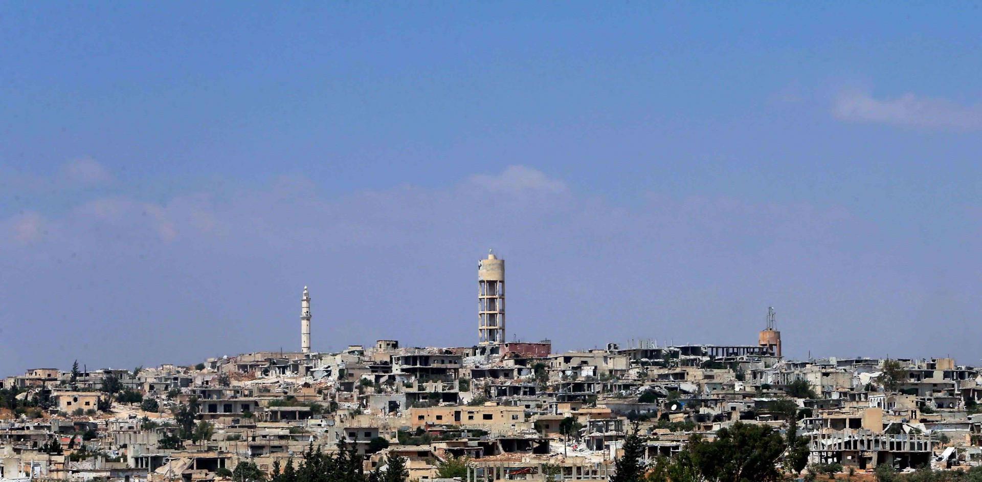 The withdrawal means an important Turkish observation point in the nearby town of Morek is effectively surrounded by government forces