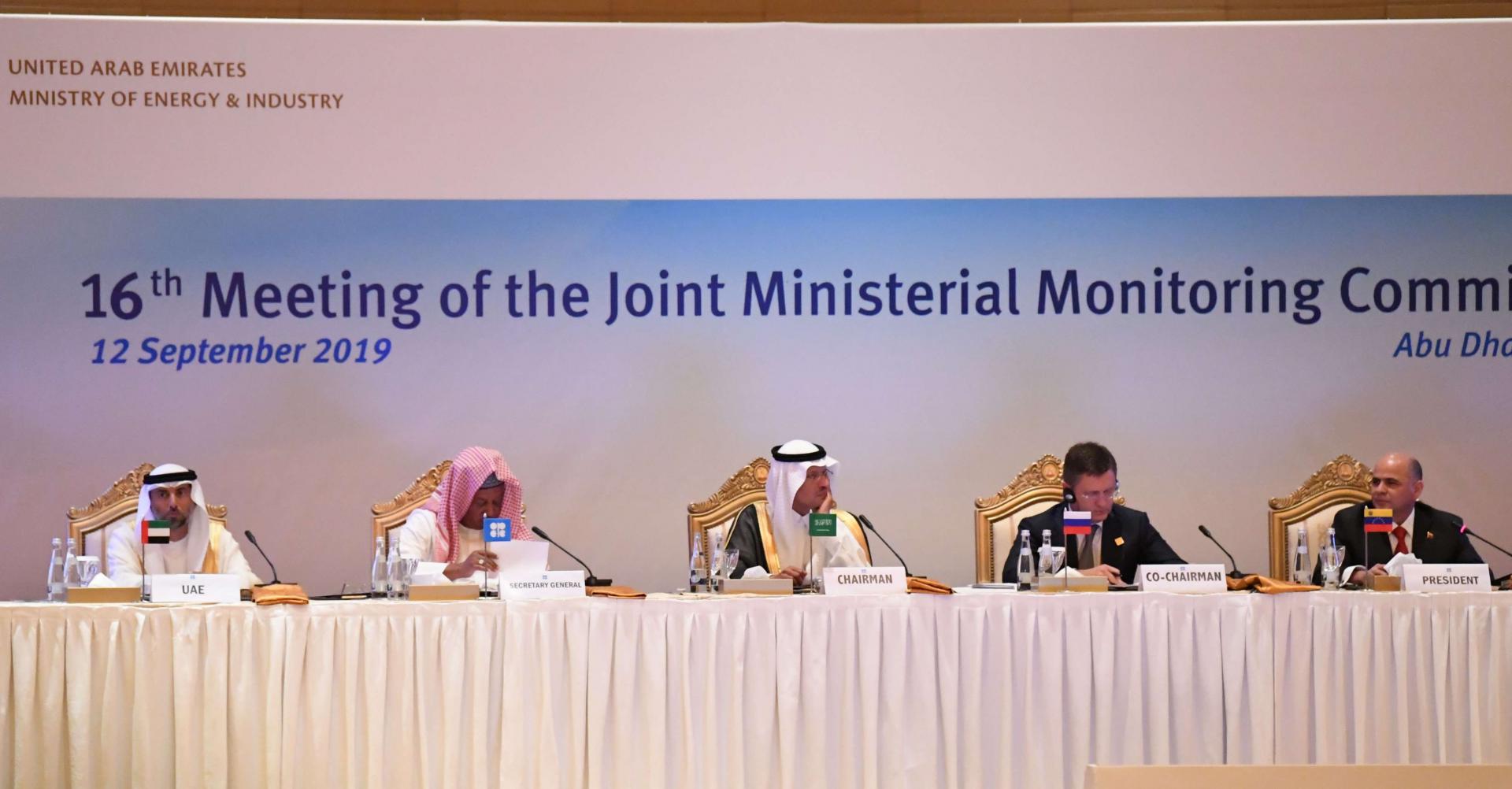 The 24-member OPEC and non-OPEC alliance decided last year to cut production by 1.2 million barrels per day (bpd) from January 2019