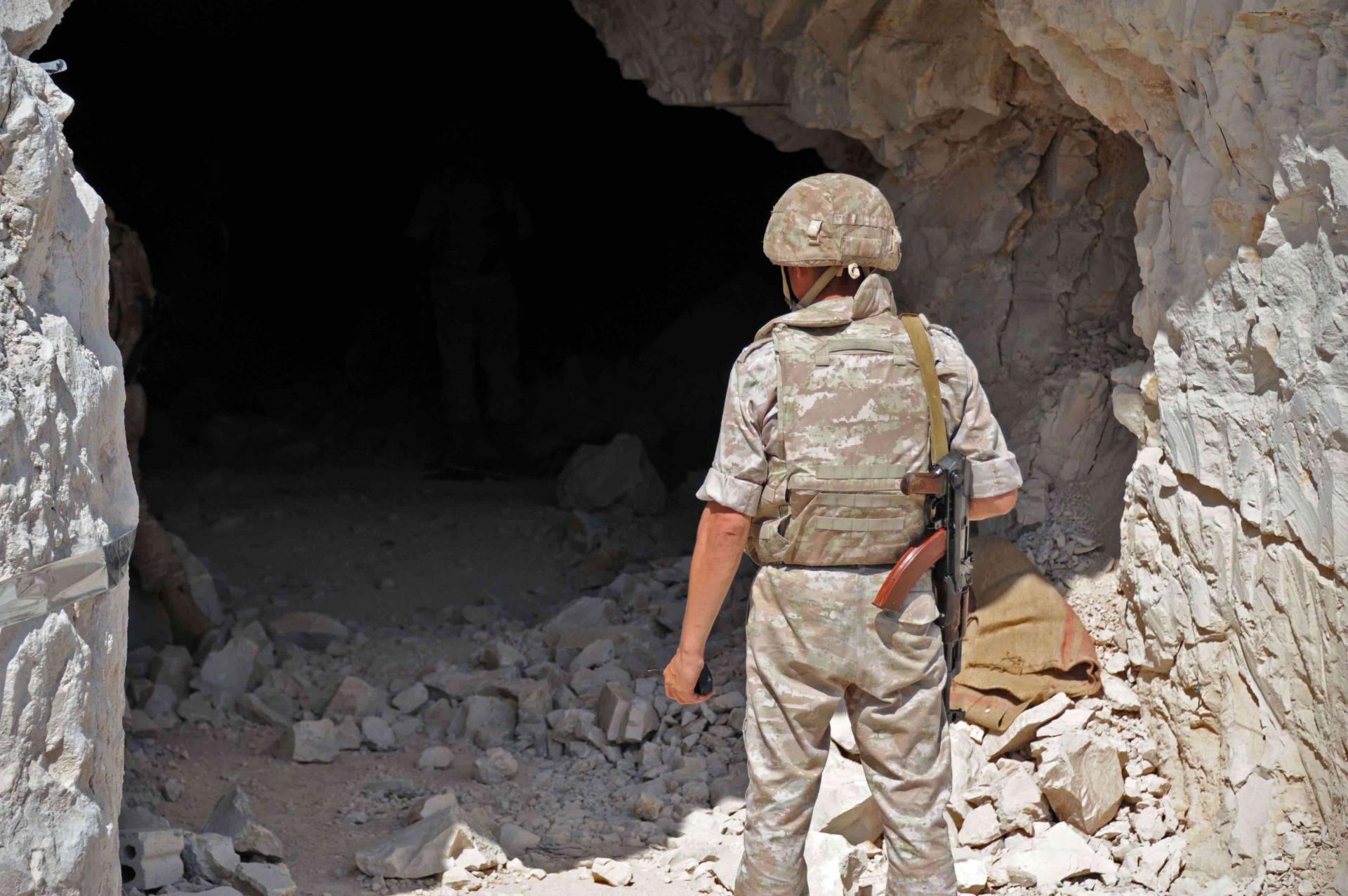 It was used primarily by fighters from jihadist groups, among them the alliance known as Hayat Tahrir al-Sham
