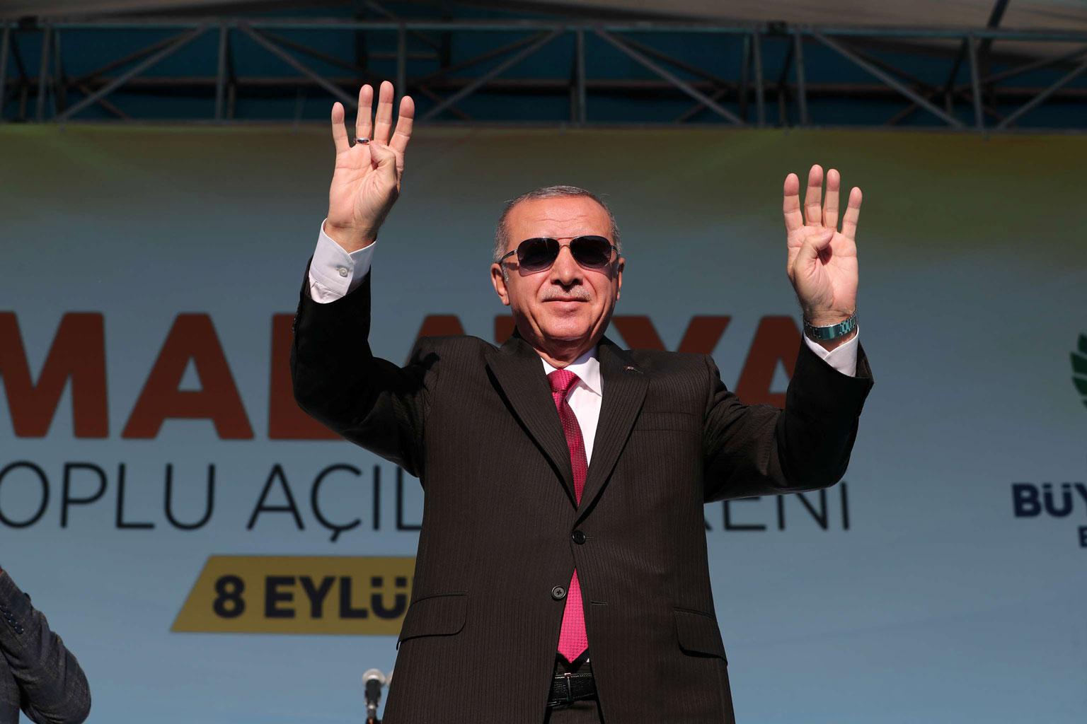 الرئيس التركي رجب طيب أردوغان