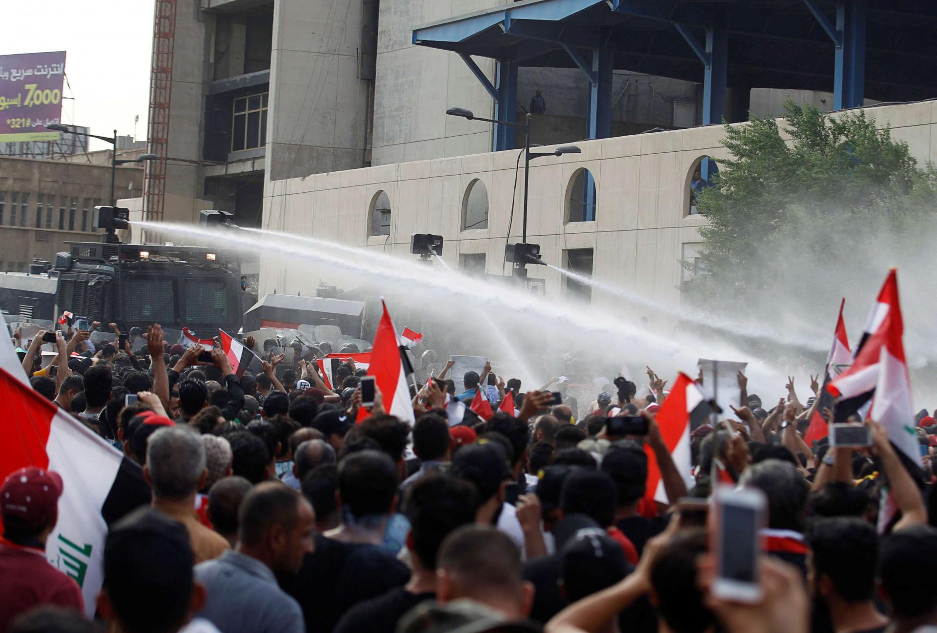 The gathering was the biggest demonstration against Prime Minister Adel Abdel Mahdi since he came to power 